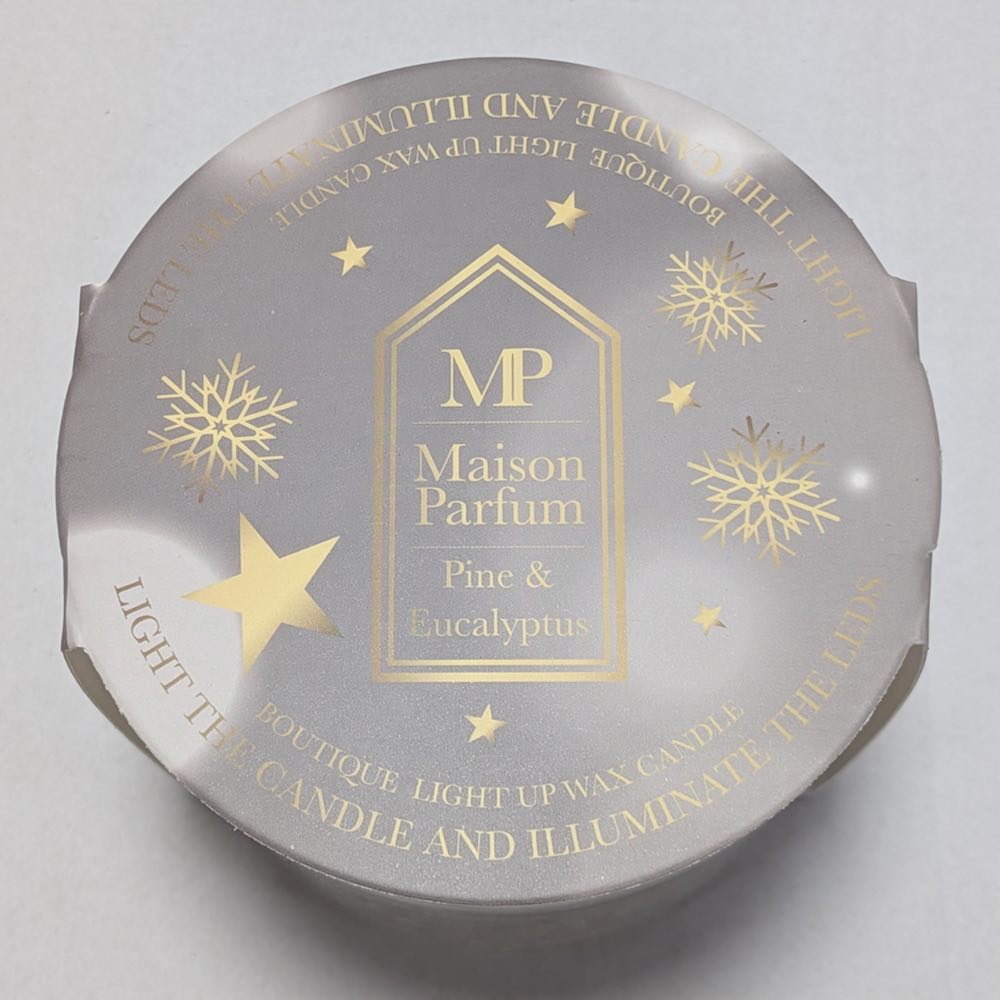 Silver Stars - LED Gel Candle