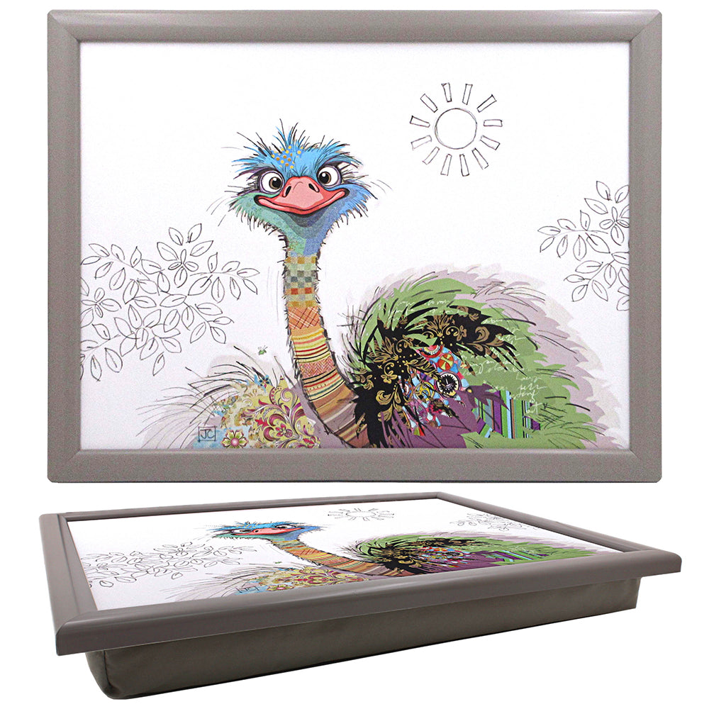 Bug Art - “Oscar” Ostrich Lap Tray