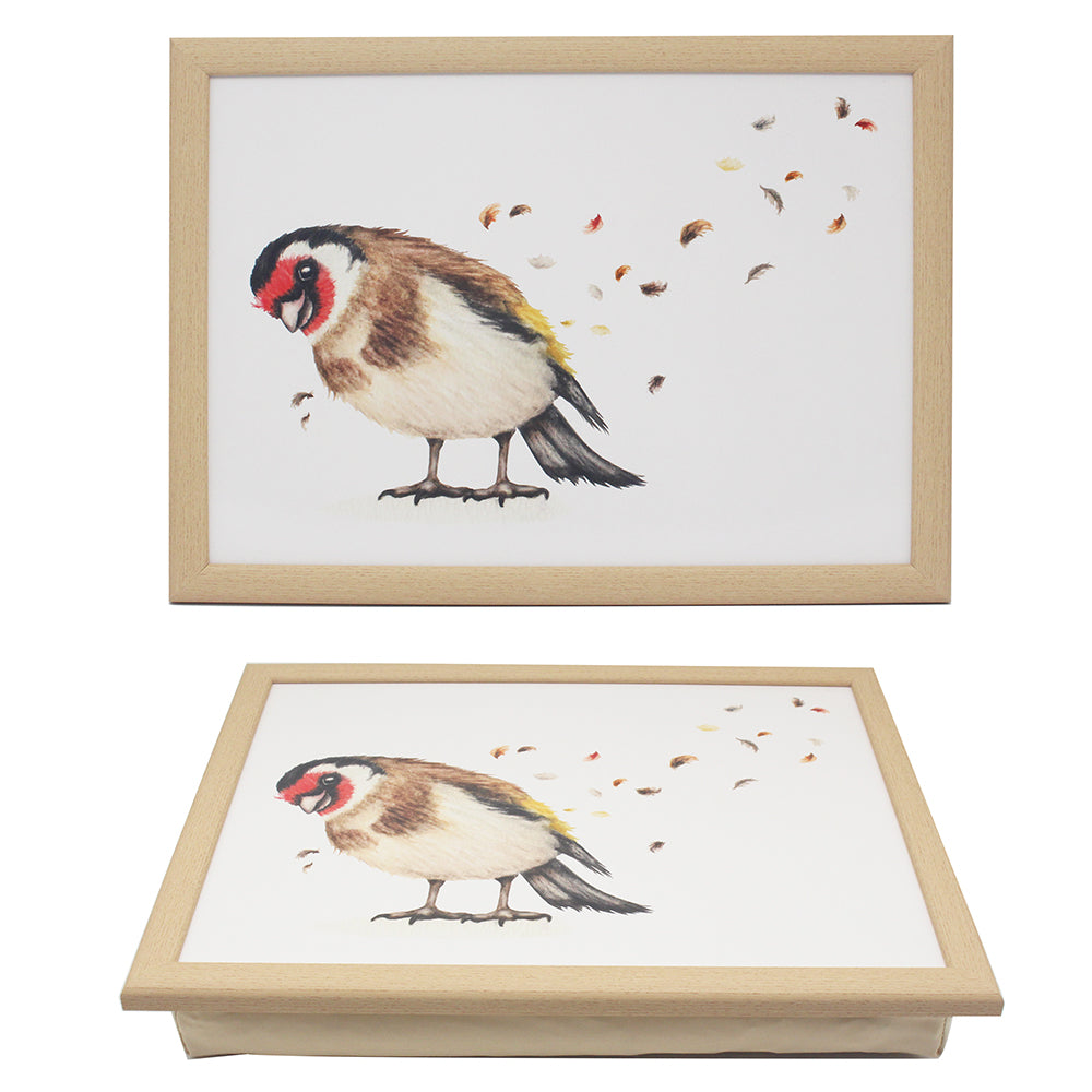 Clemency Bunn's Goldfinch Design Lap Tray