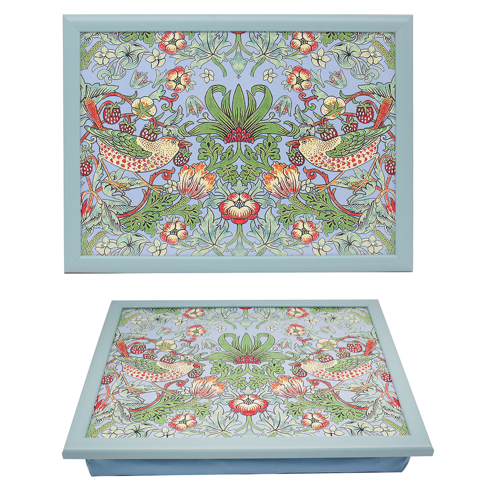 William Morris' Strawberry Thief Design Lap Tray