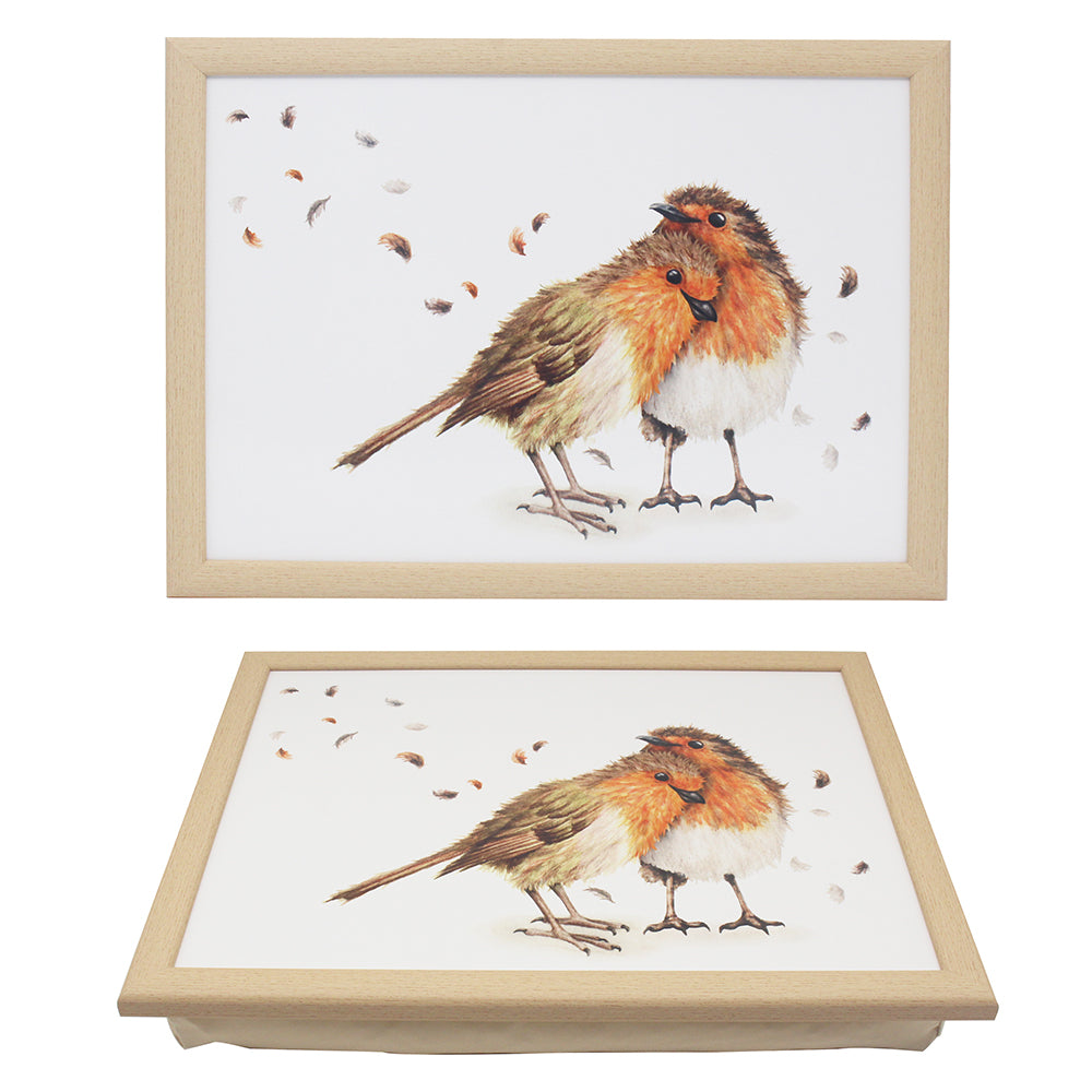Robin Love Birds Design Lap Tray