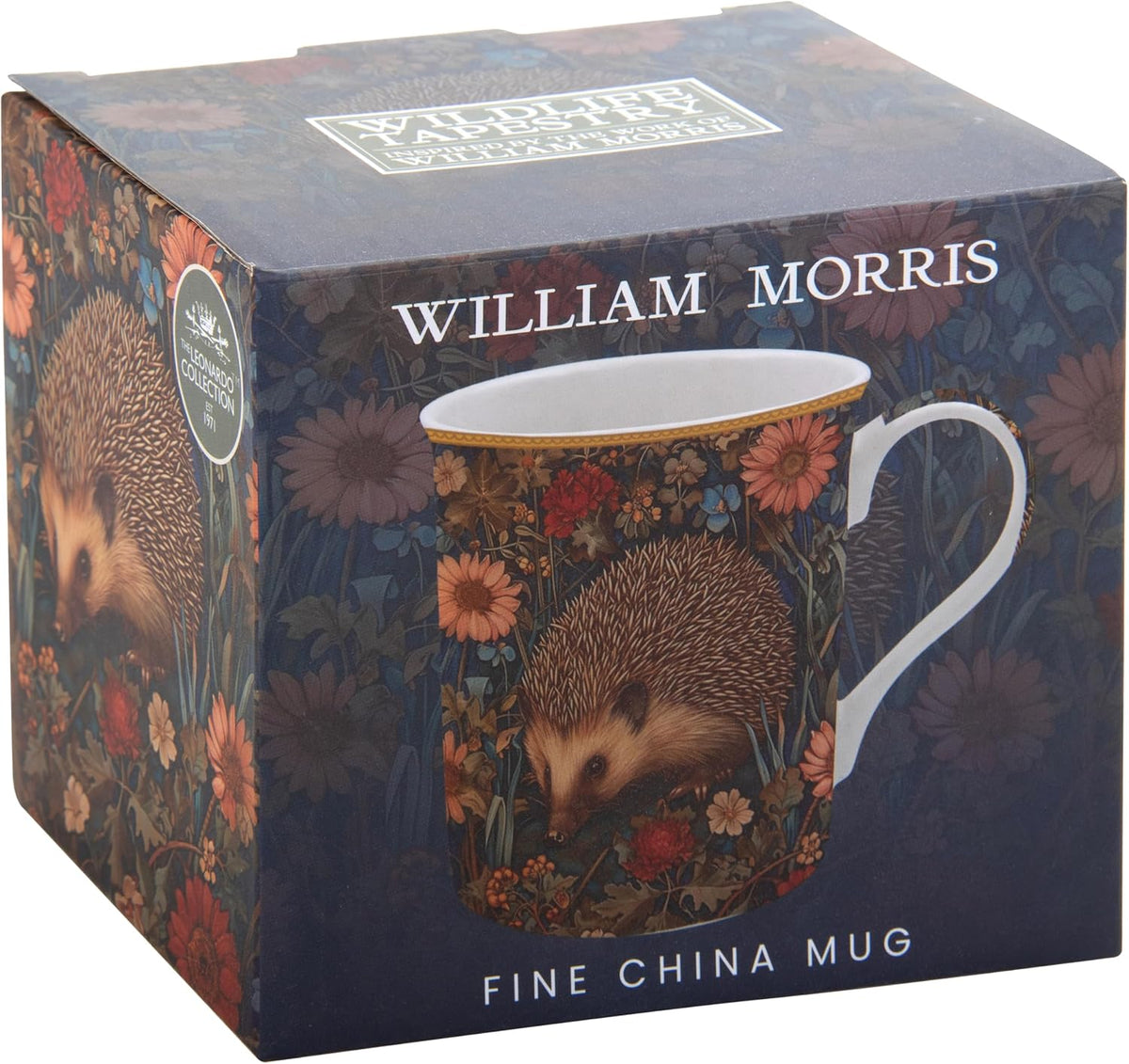 William Morris' Hedgehog Tapestry Mug