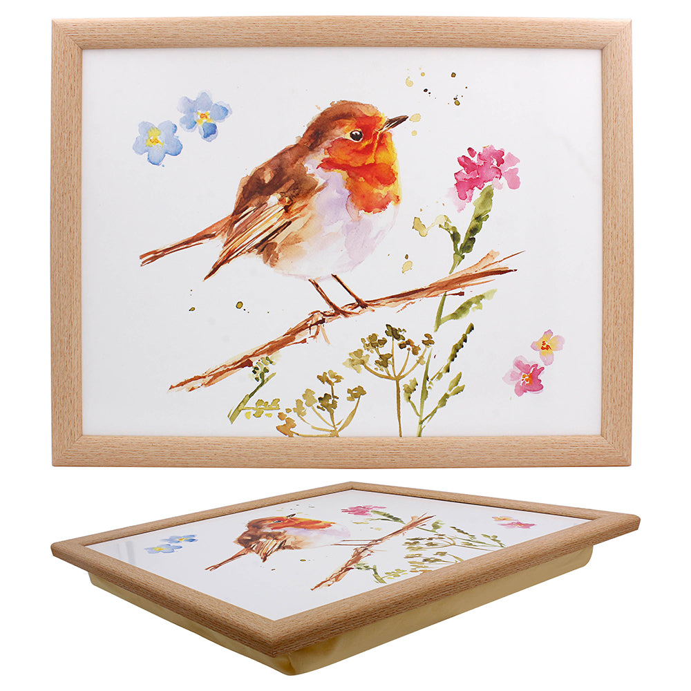 Robin on Branch Design Lap Tray