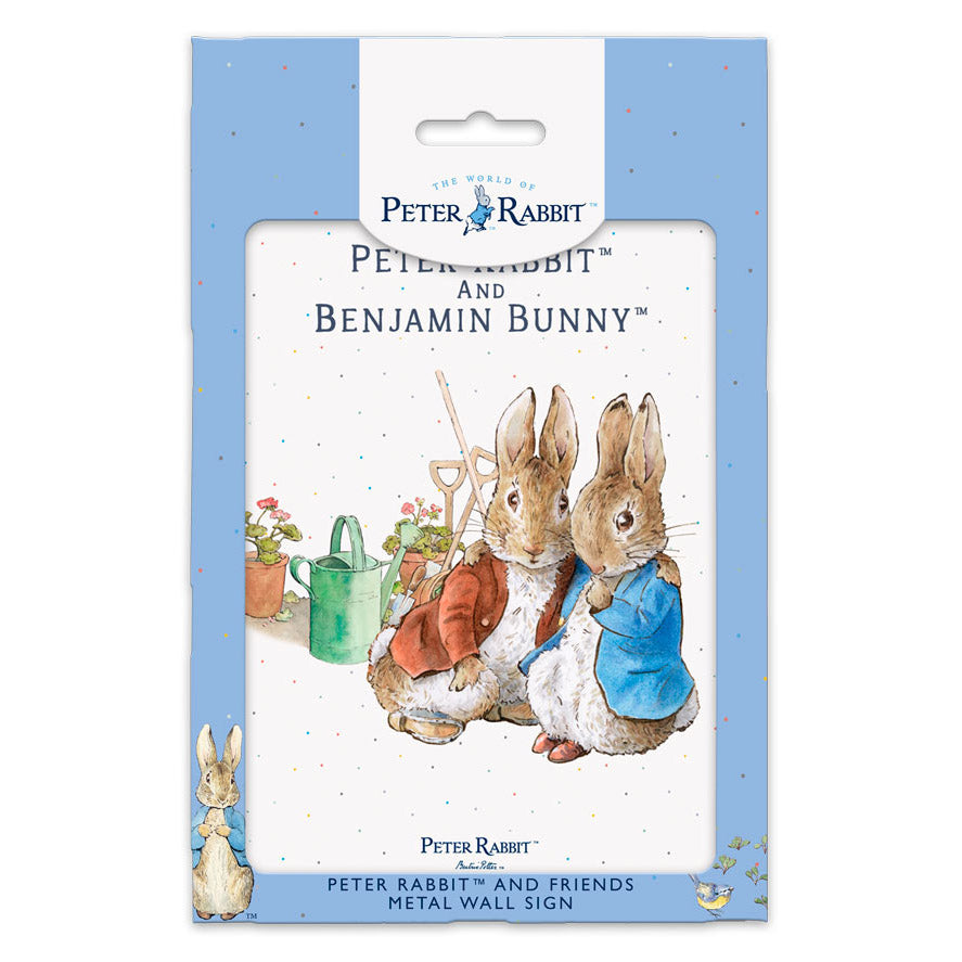 Beatrix Potter - Peter Rabbit and Benjamin Bunny together (Small)