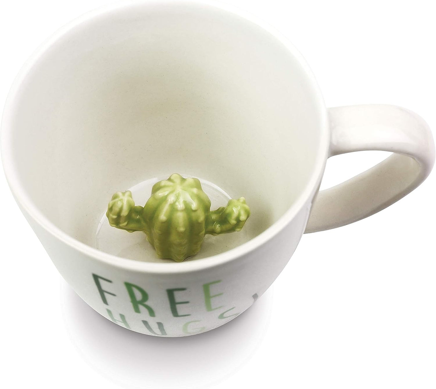 Sculpted Cactus - Free Hugs Mug