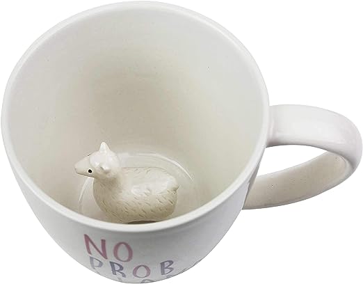 Sculpted Llama - No Prob Llama Mug
