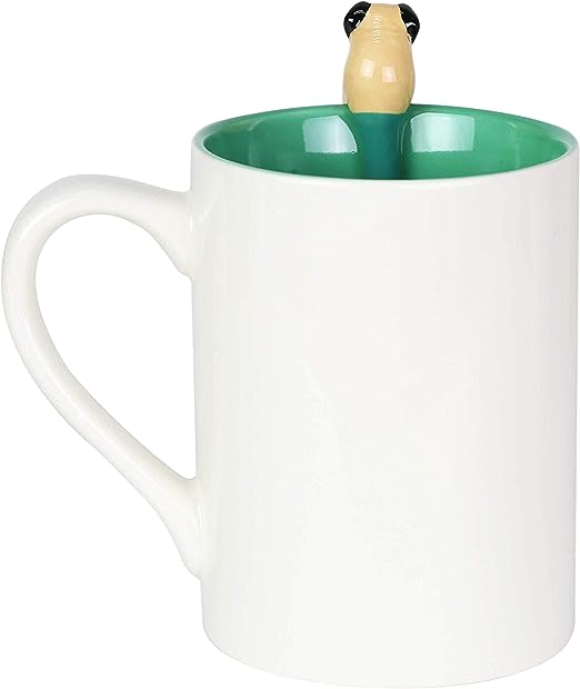 Cap Pug Chino Mug with Spoon Set