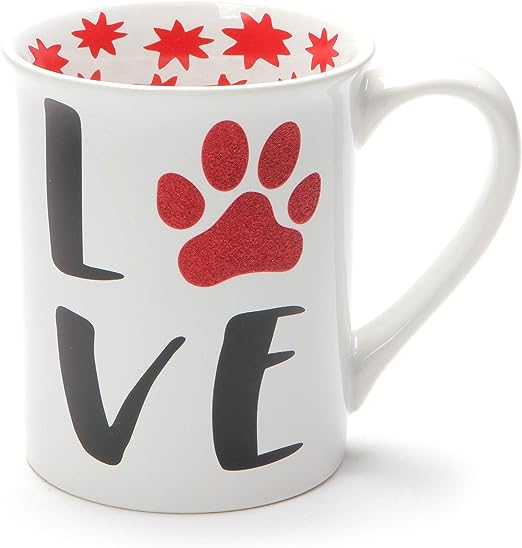 Love Paw Glitter Mug