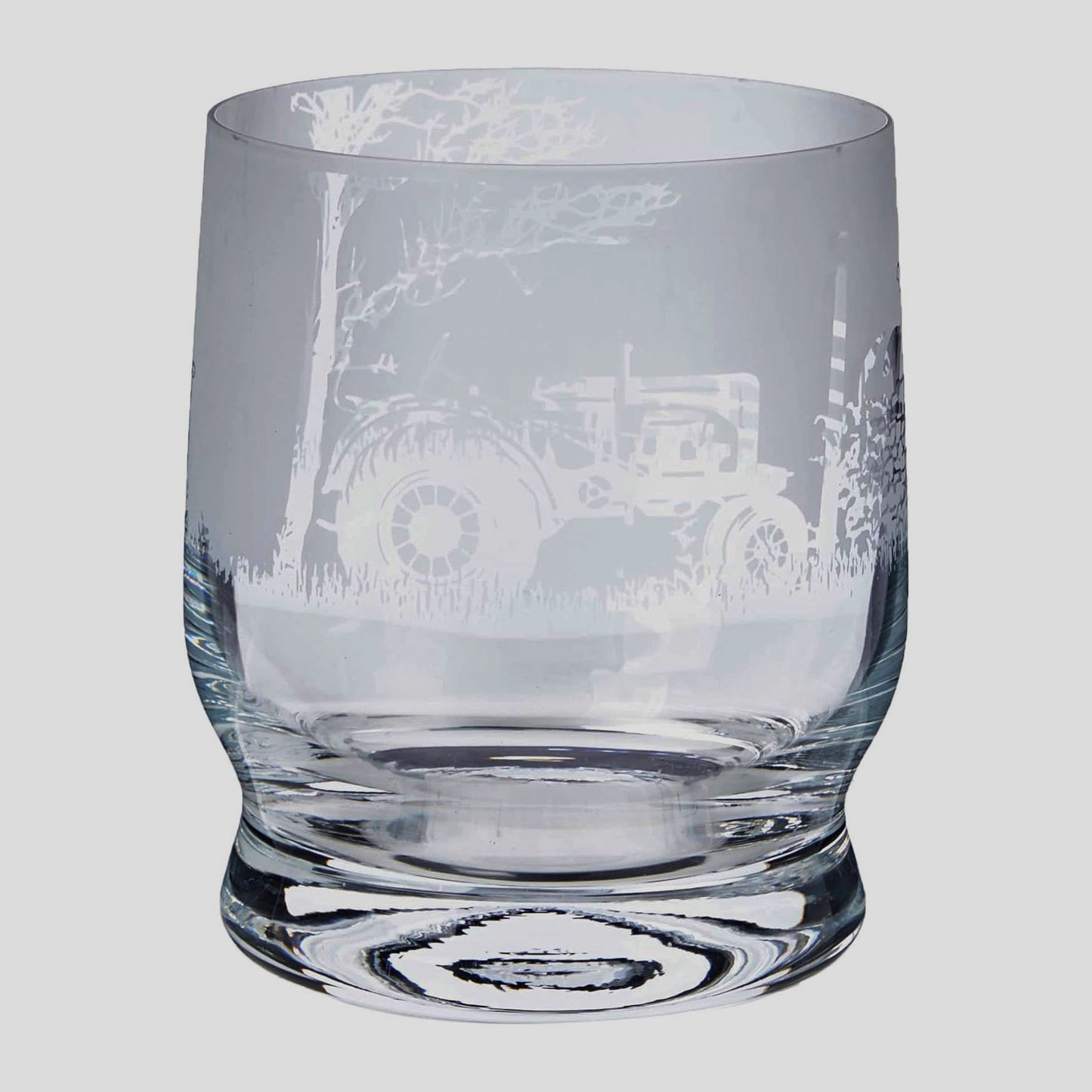 Aspect Etched Glass Tumbler - Farming