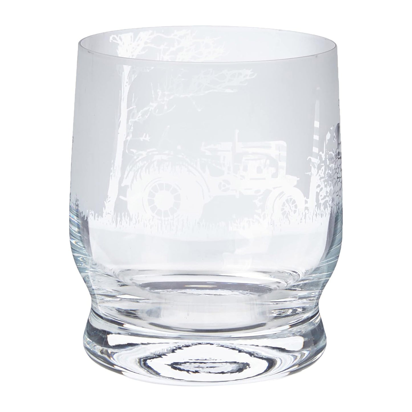 Aspect Etched Glass Tumbler - Farming