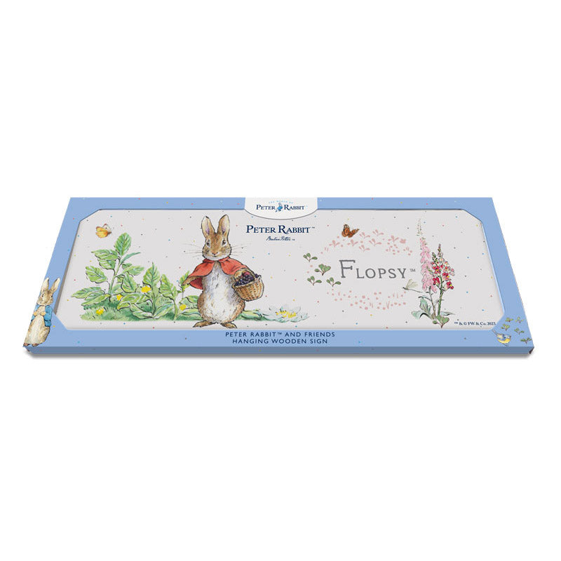 Beatrix Potter - Flopsy Standing (Wooden Sign)