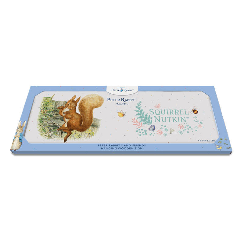Beatrix Potter - Squirrel Nutkin (Wooden Sign)