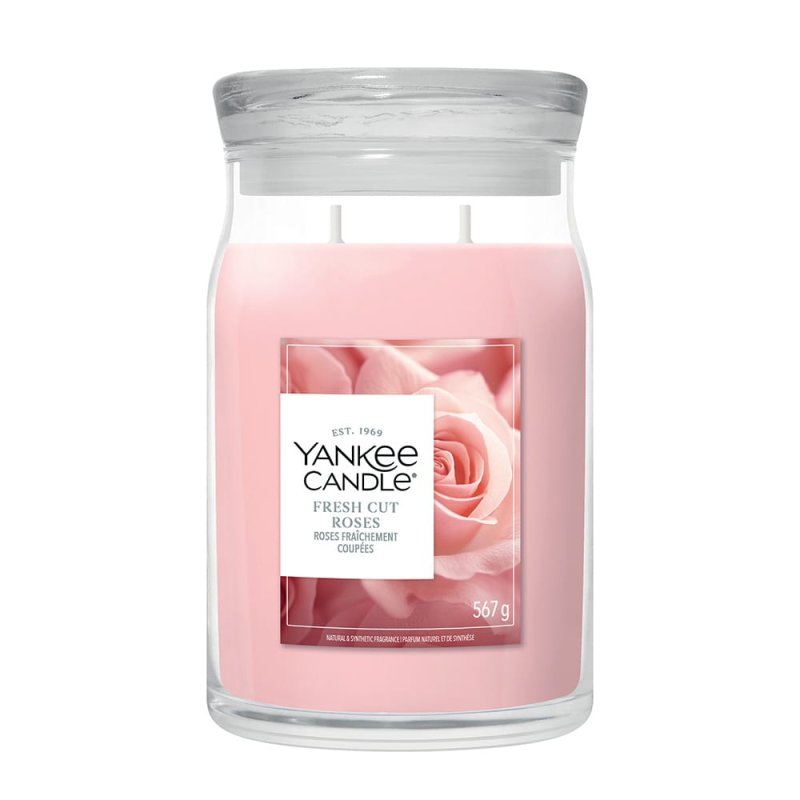 Fresh Cut Roses - Signature Large Jar Scented Candle