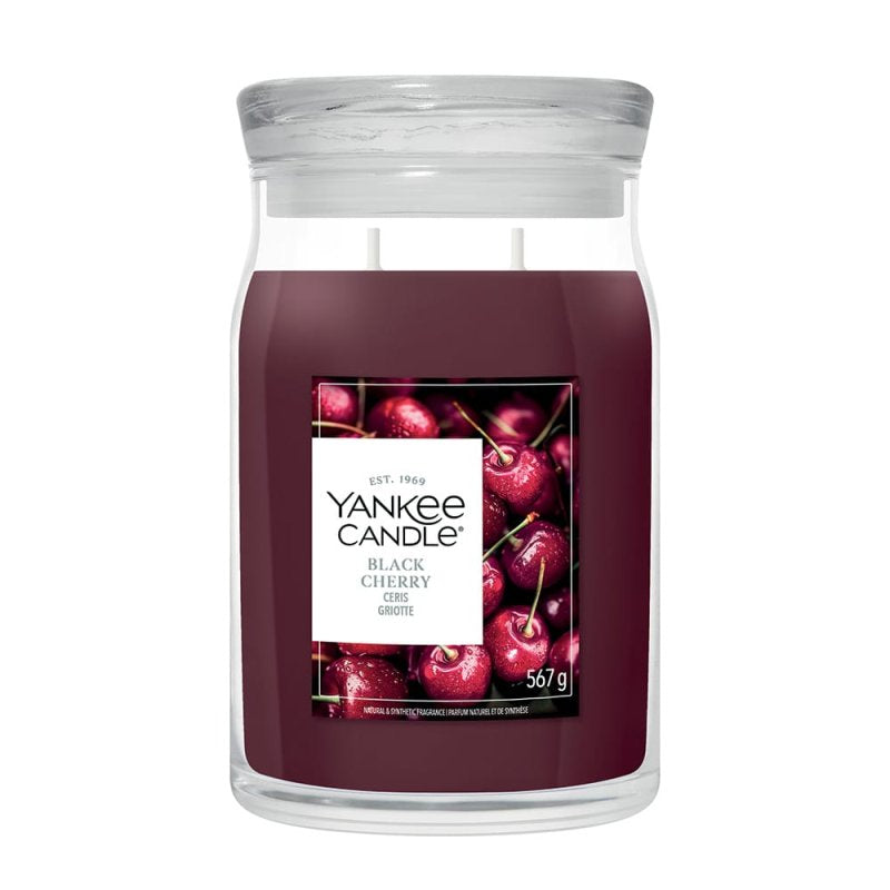 Black Cherry - Signature Large Jar Scented Candle