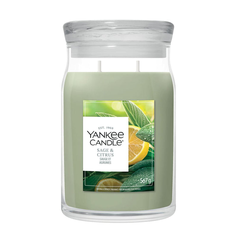 Sage & Citrus - Signature Large Jar Scented Candle