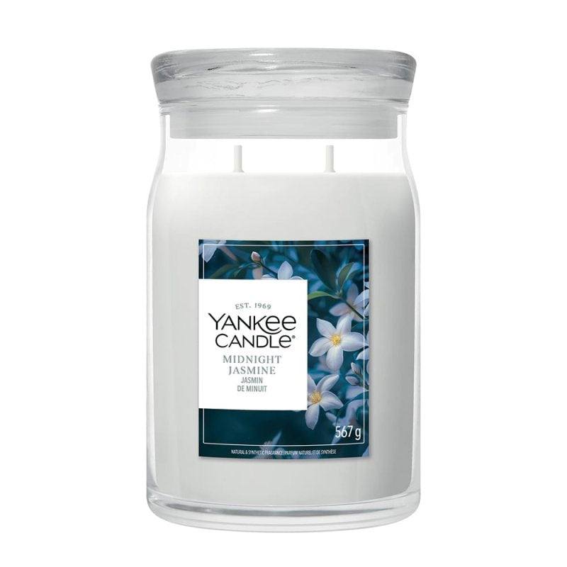 Midnight Jasmine - Signature Large Jar Scented Candle