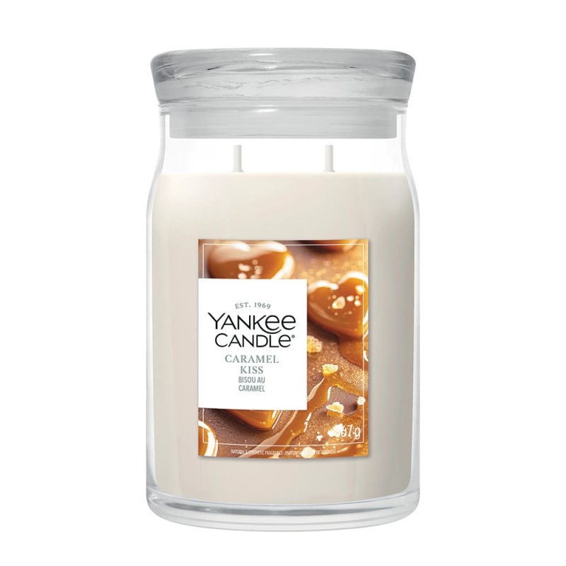 Caramel Kiss - Signature Large Jar Scented Candle