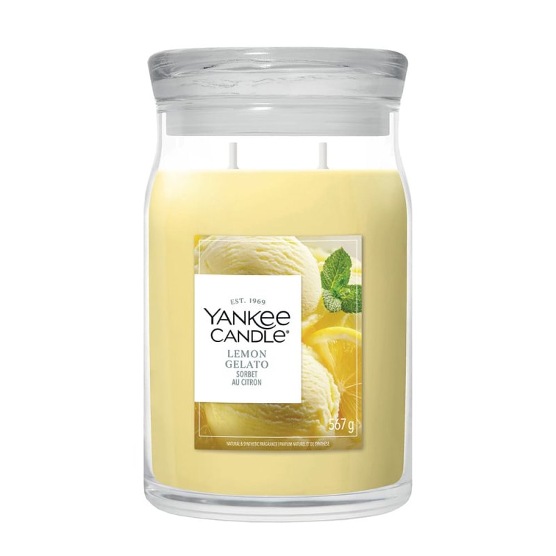 Lemon Gelato - Signature Large Jar Scented Candle
