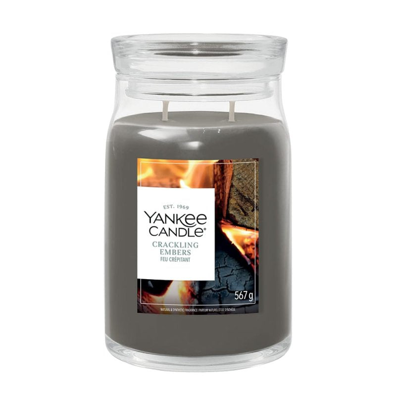 Crackling Embers - Signature Large Jar Scented Candle