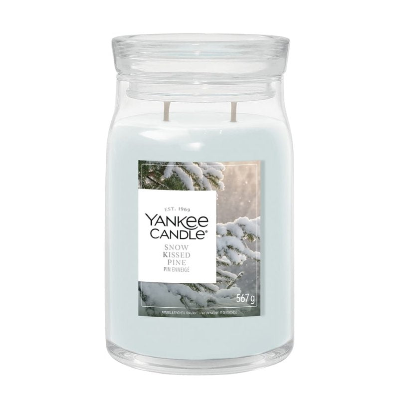 Snow Kissed Pine - Signature Large Jar Scented Candle