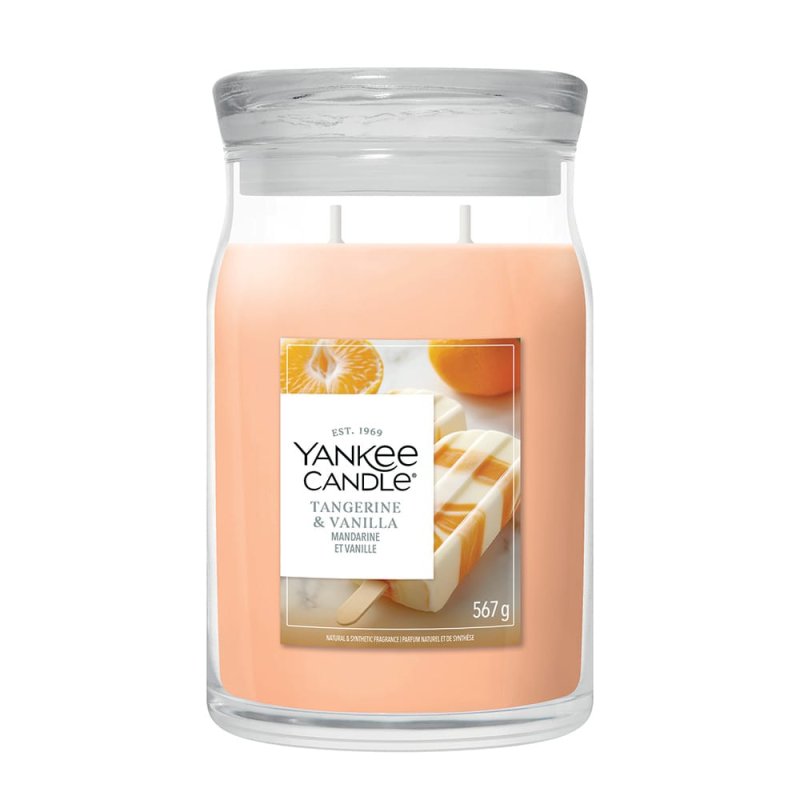 Tangerine & Vanilla - Signature Large Jar Scented Candle
