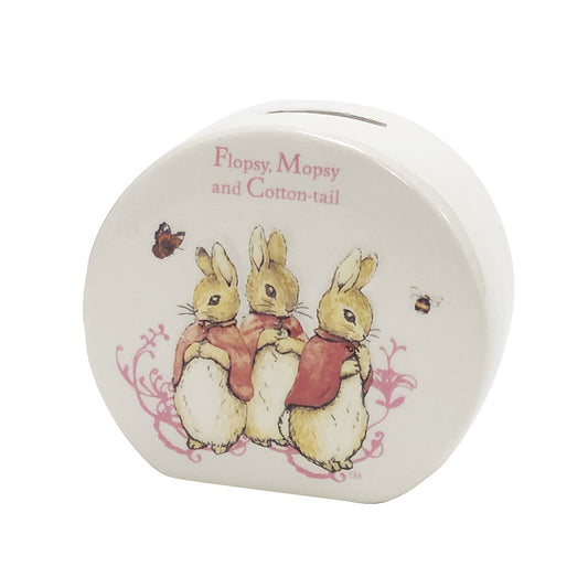 Flopsy, Mopsy and Cotton Tail Money Bank