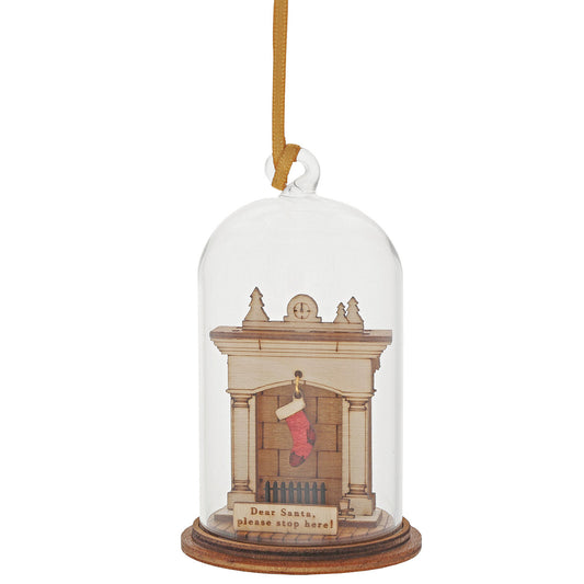 Santa Please Stop Here Hanging Ornament