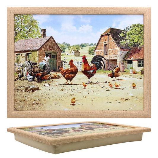 Macneil Studio’s Cockerel and Hen Design Lap Tray