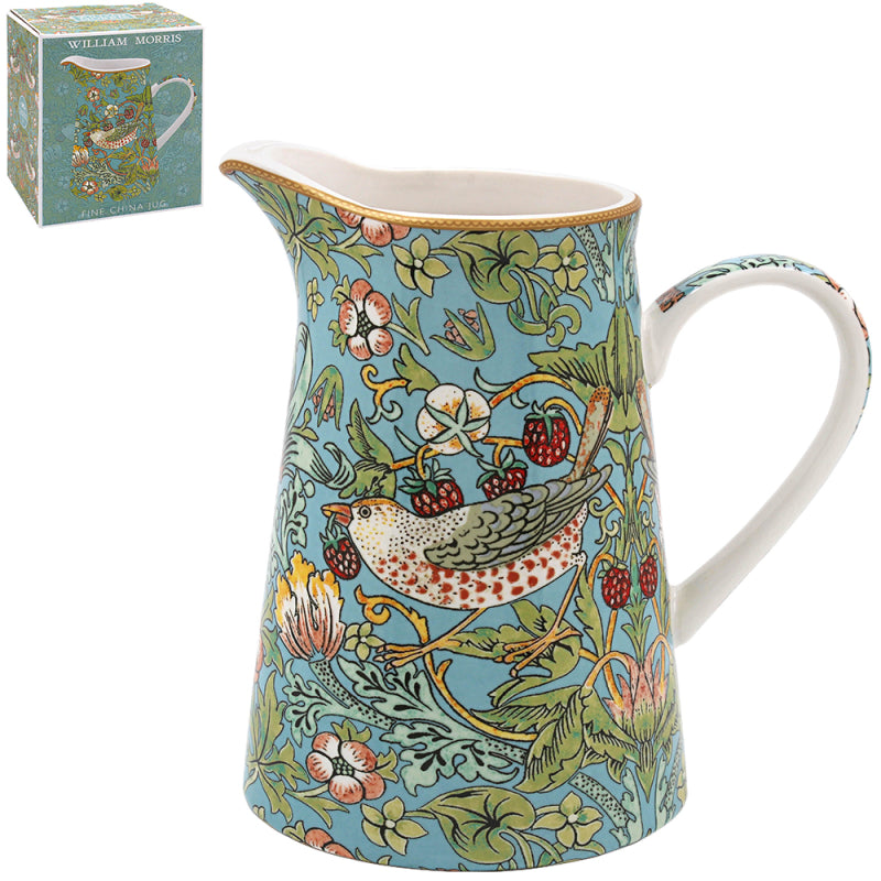William Morris' Strawberry Thief Jug