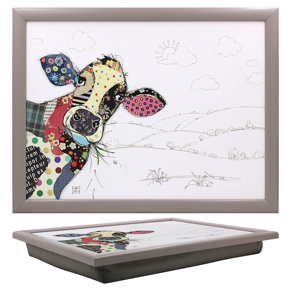 Bug Art - "Connie" Cow Lap Tray