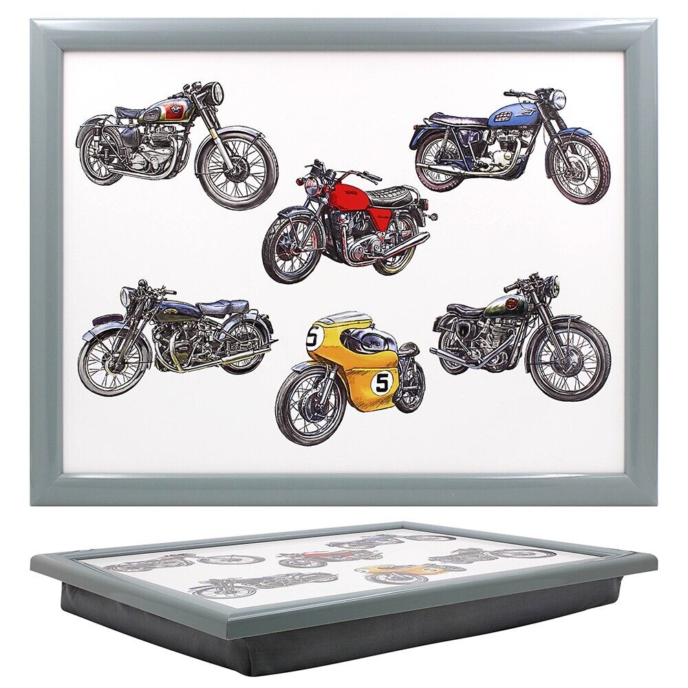 Classic Motorcycles Motorbikes Design Lap Tray