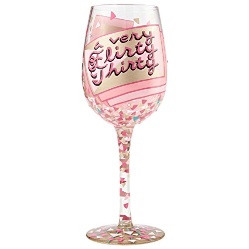 30th Birthday Wine Glass