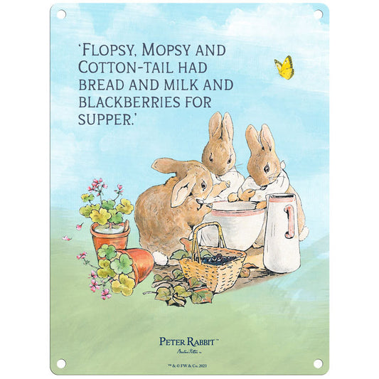 Beatrix Potter - Flopsy, Mopsy and Cotton-Tail had bread and milk… (Large)