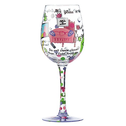 Mummy's Time Out Wine Glass