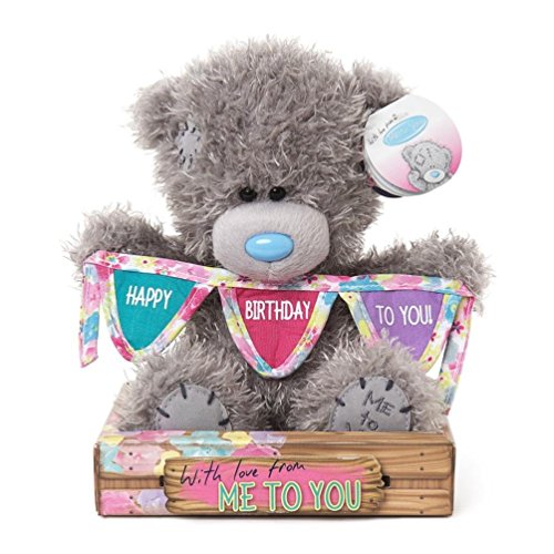 Happy Birthday Bunting - 7'' Bear