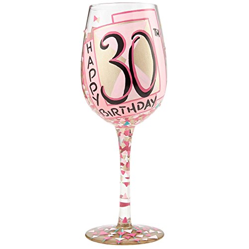 30th Birthday Wine Glass