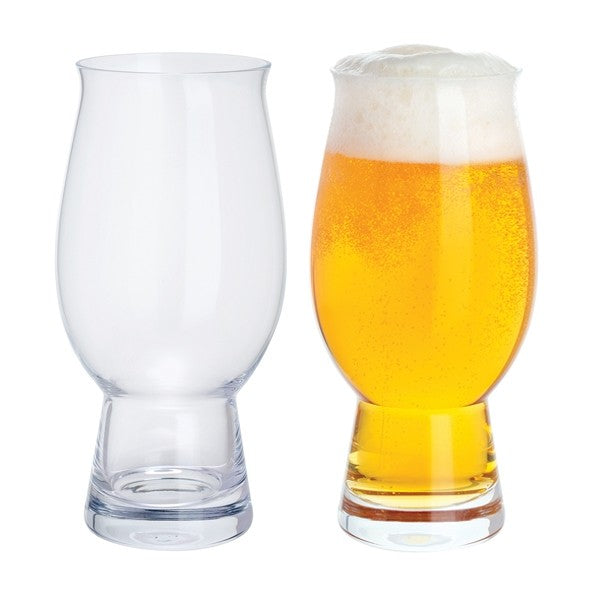 Perfect Lager Glass Pair