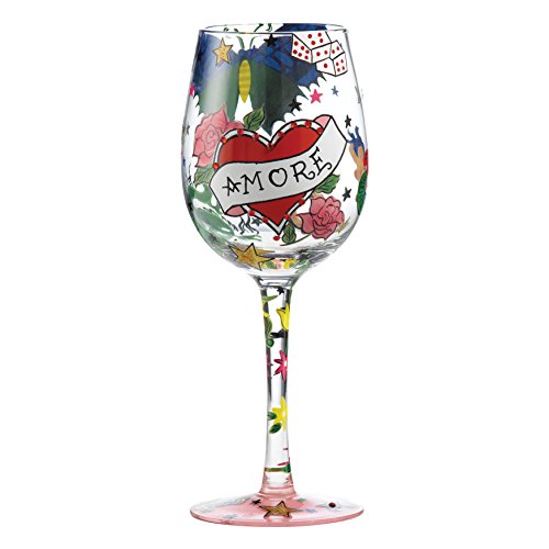Tattoo Amore Wine Glass