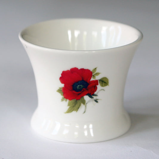 Armistice Centenary - Poppy Bone China Tea Light Holder - Lest we forget… 1918-2018