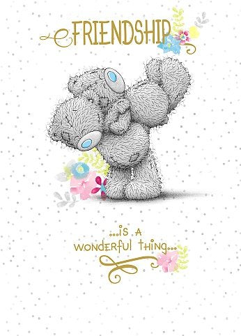 Bears Playing Together - Friendship Greetings Card
