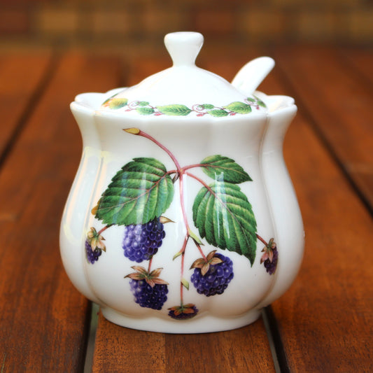 Classic Jam Pot and Spoon - Blackberry