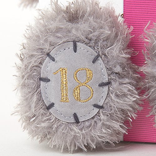 18th Birthday Teddy sitting in Gift Box - 7'' Bear
