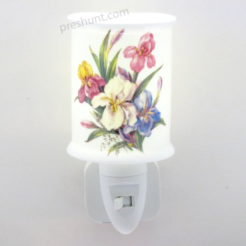 Night Light, Cylinderical - Iris Floral Design