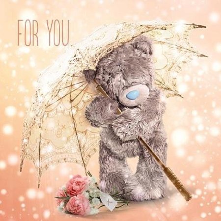For You With Love Greetings Card (3D Holographic)