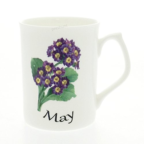 Flower of the Month Fine Bone China Mug - May