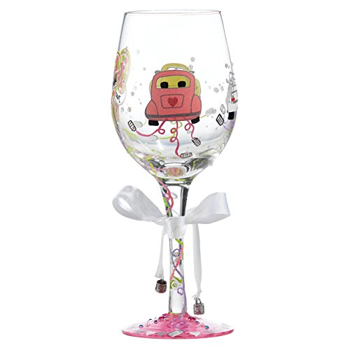 Just Married Wine Glass
