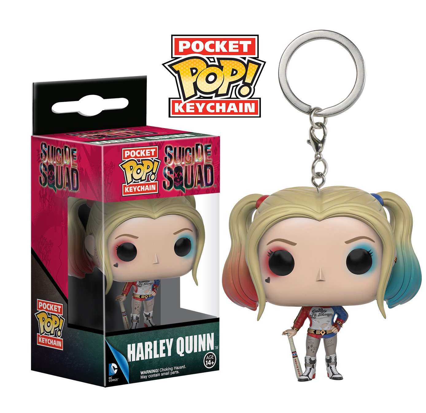 Suicide Squad - Harley Quinn with bat Keychain