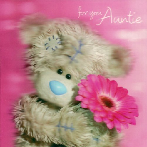 Auntie Birthday Card (3D Holographic)