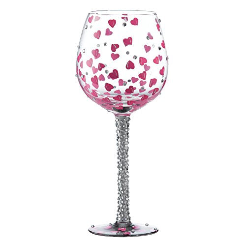 Superbling Pretty Girl Large Wine Glass