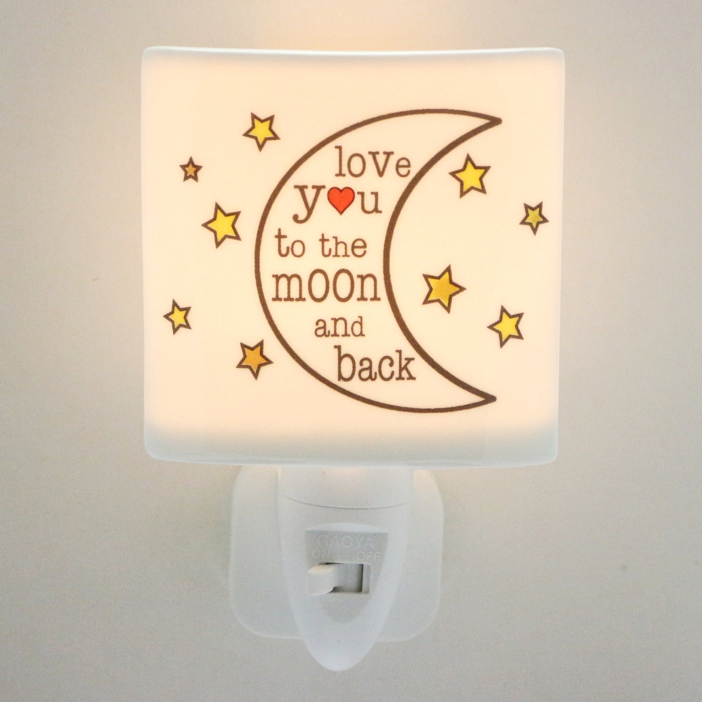 LED Ceramic Night Light - Love you to the Moon and Back